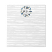 Der Herr ist mein Hirte | Psalm 23:1 Bibelverse Notizblock (Vorderseite)