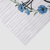 Der Herr ist mein Hirte| Psalm 23:1 Bibelverse Seidenpapier (Detail)