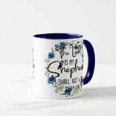 Der Herr ist mein Hirte| Psalm 23:1 Bibelverse Tasse (VorderseiteRechts)