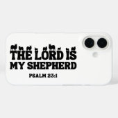 Der Herr ist mein Hirte - Psalm 23:1 Case-Mate iPhone Hülle (Rückseite (Horizontal))