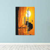 "Der Herr ist mein Hirte - Psalm 23:1 Christlichen Leinwanddruck (Insitu (Holzboden))