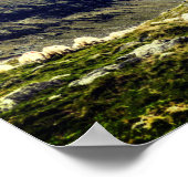 "Der Herr ist mein Hirte" Psalm 23:1 Poster (Ecke)