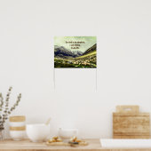 "Der Herr ist mein Hirte" Psalm 23:1 Poster (Küche)