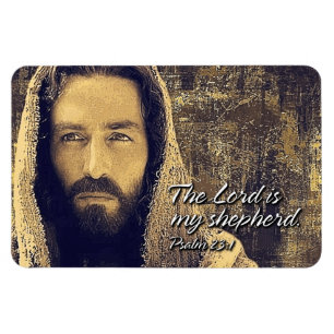 Der Herr ist mein Hirte Psalm 23:1 Premium Magnet