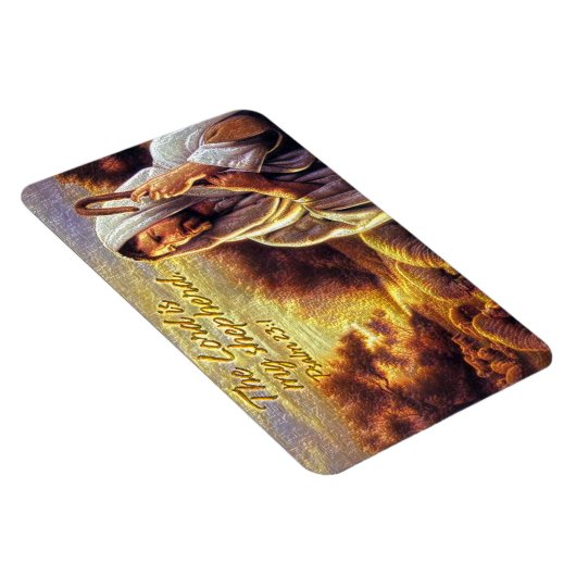 Der Herr ist mein Hirte Psalm 23:1 Premium Magnet (Rechte Seite)