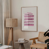 Der Herr ist mein Hirte Psalm 23 Art Poster