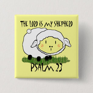 Der Herr ist mein Hirte Psalm 23 Baby T-Shirt - U Button