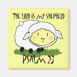 Der Herr ist mein Hirte Psalm 23 Baby-T-Shirt - U Magnet