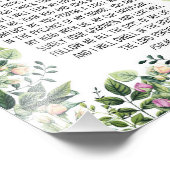 Der Herr ist mein Hirte, Psalm 23, Bibelverse Fotodruck (Ecke)