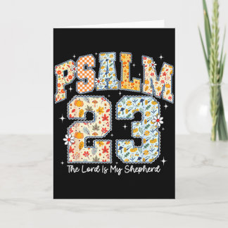 Der Herr ist mein Hirte Psalm 23 Christliche Bibel Karte