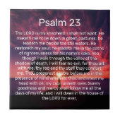 Der Herr ist mein Hirte Psalm 23 Fliese (Vorderseite)