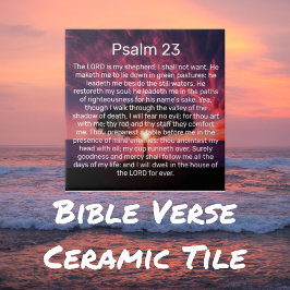 Der Herr ist mein Hirte Psalm 23 Fliese