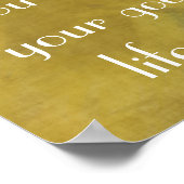 Der Herr ist mein Hirte Psalm 23 Gebet Poster (Ecke)