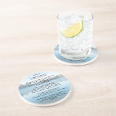 Der Herr ist mein Hirte Psalm 23 Getränkeuntersetzer (Seite)