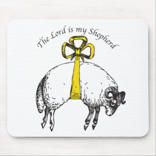 Der Herr ist mein Hirte Psalm 23 Mousepad