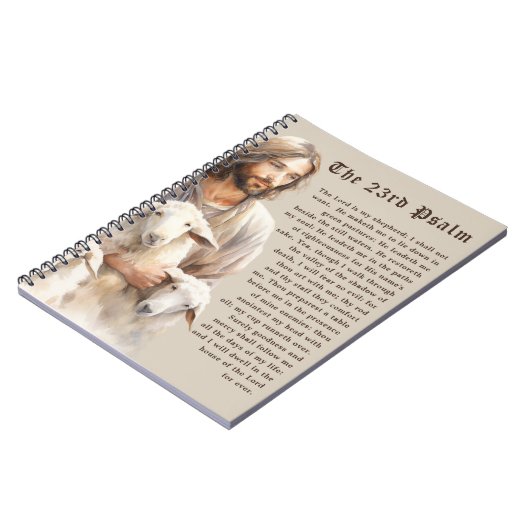 Der Herr ist mein Hirte - Psalm 23 Notizblock (Linke Seite)