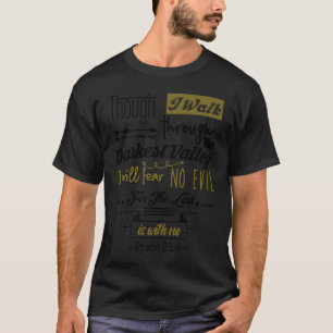 Der Herr ist mein Hirte Psalm 23 Religiöser Christ T-Shirt