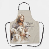 Der Herr ist mein Hirte Psalm 23 Schürze (Vorderseite)