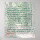 Der Herr ist mein Hirte, Psalm 23, Version B Poster (Vorne)