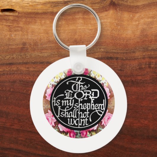 Der Herr ist mein Hirte... Schlüsselanhänger (Vorderseite)