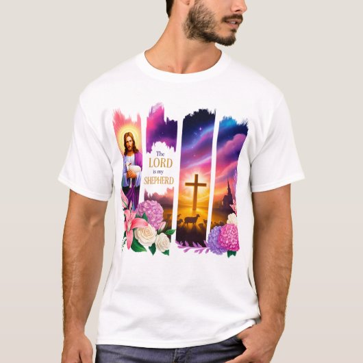 Der Herr ist mein Hirte T-Shirt (Vorderseite)