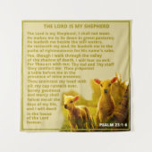 Der Herr ist mein Hirte Wandteppich (Vorderseite)