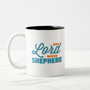 Der Herr ist mein Hirte Zweifarbige Tasse