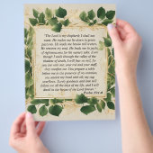 Der Herr ist mein Hirtengebet Flyer (Hand)