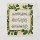 Der Herr ist mein Hirtengebet Postkarte (Vorderseite)