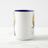 Der Herr ist mein Kraft-Song-Bird Tasse (Zentrum)