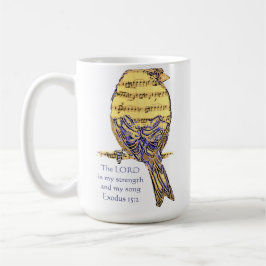 Der Herr ist mein Kraft-Song-Bird Tasse