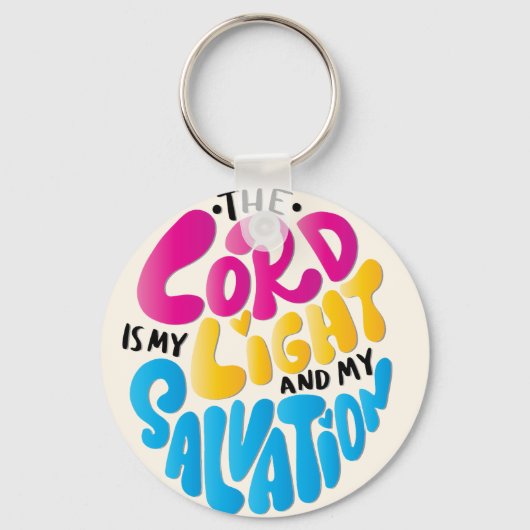 Der Herr ist mein Licht und mein Schlüsselanhänger (Vorderseite)