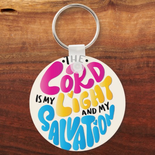 Der Herr ist mein Licht und mein Schlüsselanhänger (Vorderseite)