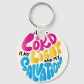 Der Herr ist mein Licht und mein Schlüsselanhänger (Rückseite)