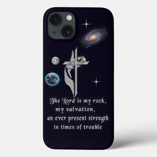 Der Herr ist mein Rock iPhone 13 Fall Case-Mate iPhone Hülle (Rückseite)