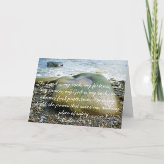 Der Herr ist mein Rock Notecard Karte