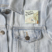 der Herr ist mein Schäfer Kinder christlich Button (Beispiel)