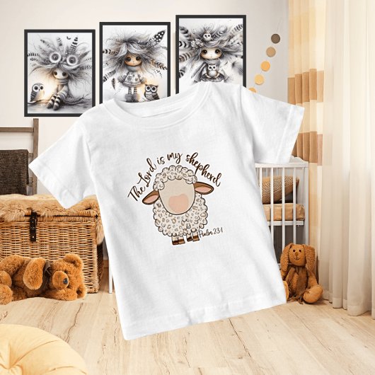 Der Herr ist mein Schäferhund Baby Fine Jersey T - Baby T-shirt
