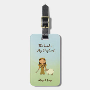 Der Herr ist mein Schäferhund Psalm 23, Custom Gepäckanhänger