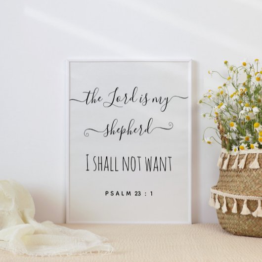 Der Herr ist mein Schäferskript Poster