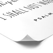 Der Herr ist mein Schäferskript Poster (Ecke)