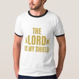 Der Herr ist mein Schild Zitat Mens Ringer T-Shirt