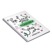 Der Herr ist mein Song-Notebook Notizblock (Rechte Seite)