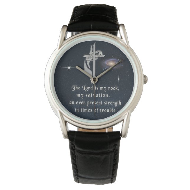 Der Herr ist mein Stein Armbanduhr (Vorderseite)