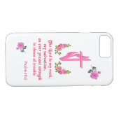 Der Herr ist mein Stein Case-Mate iPhone Hülle (Rückseite (Horizontal))