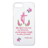 Der Herr ist mein Stein Case-Mate iPhone Hülle (Rückseite)