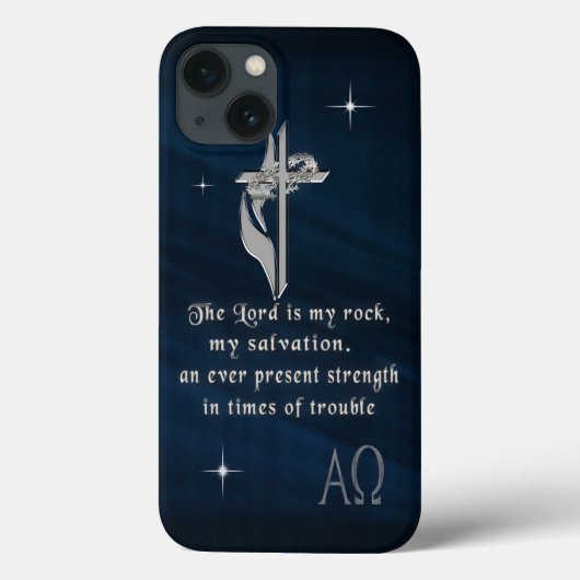 Der Herr ist mein Stein Case-Mate iPhone Hülle (Rückseite)