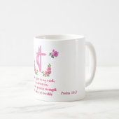 Der Herr ist mein Stein Kaffeetasse (VorderseiteRechts)