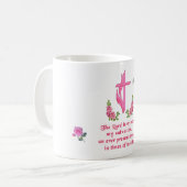 Der Herr ist mein Stein Kaffeetasse (Vorderseite Links)