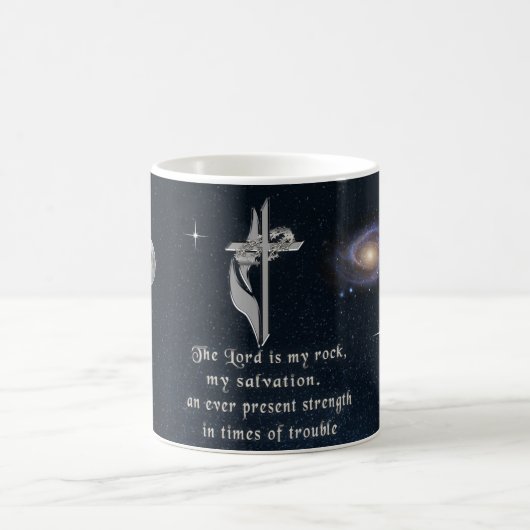 Der Herr ist mein Stein Kaffeetasse (Mittel)